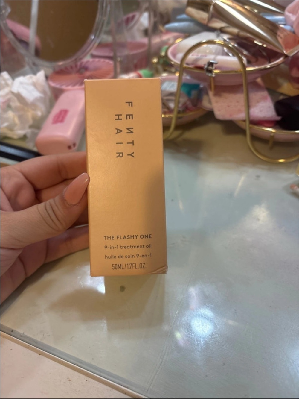 The Flashy One 9-in-1 Treatment Oil — Peach